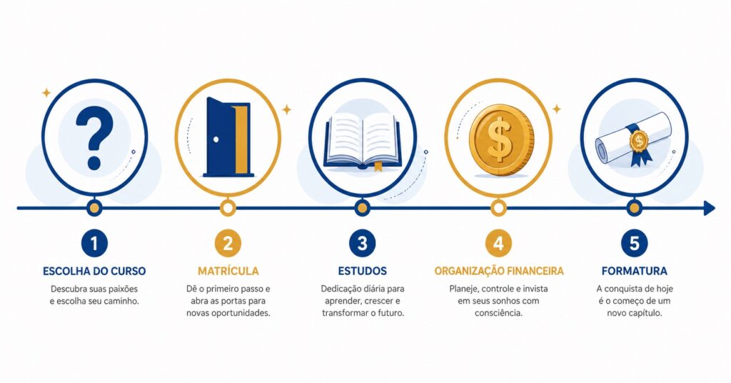 Experiência universitária.